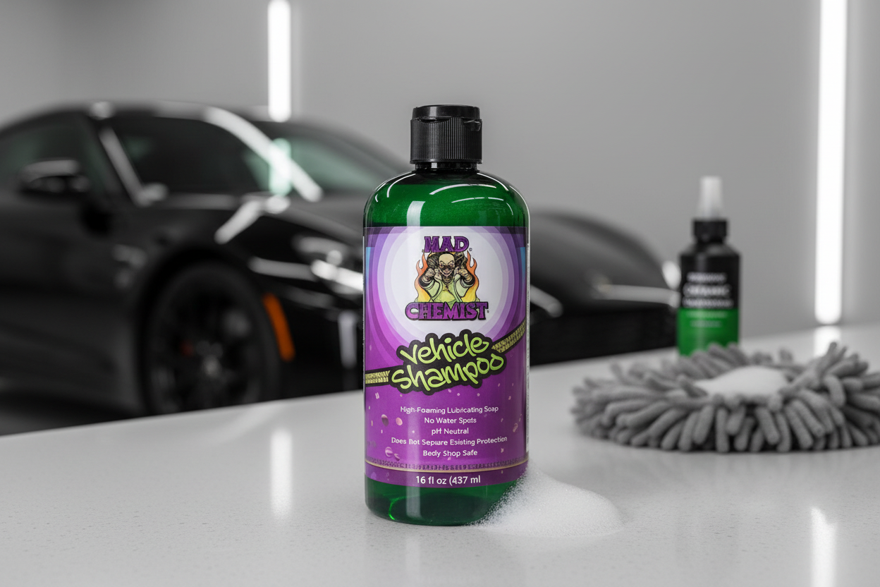 Mad Chemist Car Shampoo in premium detailing setting