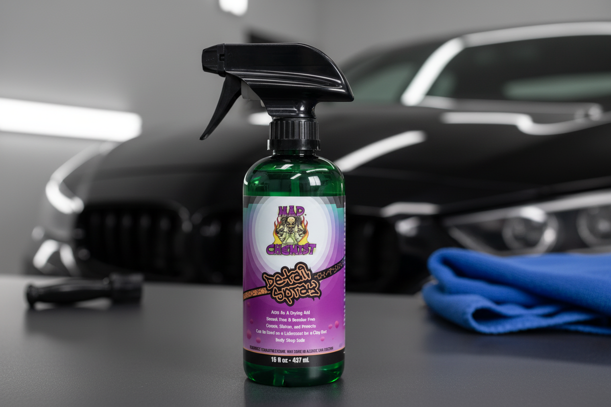 Mad Chemist Detail Spray in premium detailing setting