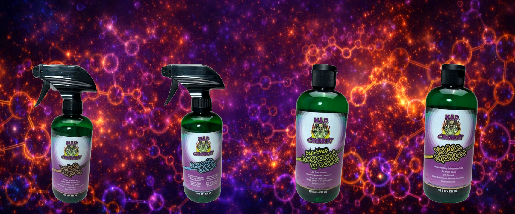 mad chemist car care product family